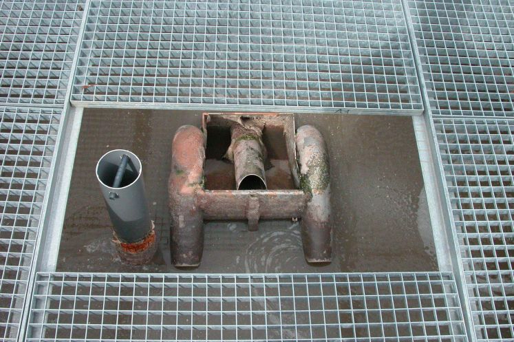 Rohabwasserbeschickung french system Rohabwasserbeschicker 2. Stufe