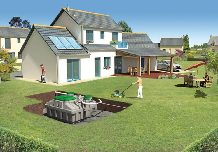 Ecoflo im Garten Grafik Ecoflo im Garten