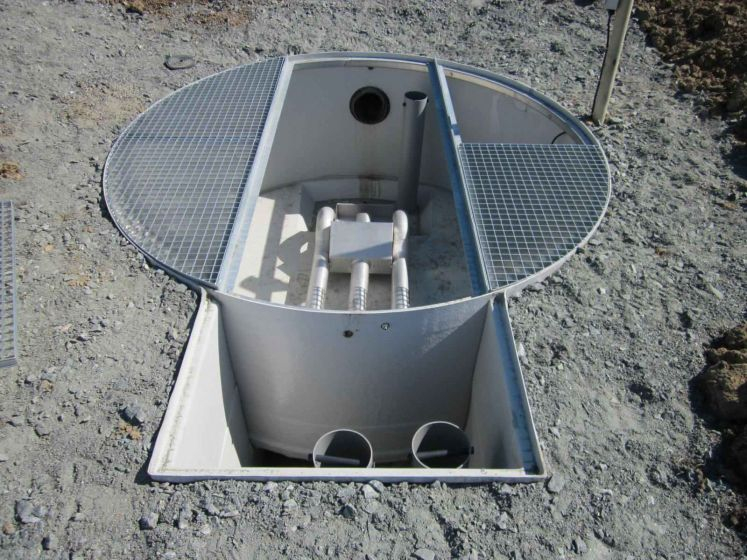 Saugheber für die Rohschlammbeschickung Saugheber